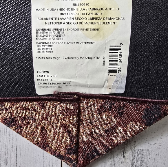 Bible quote wall hanging tapestry John 15:5 - Picture 6 of 9